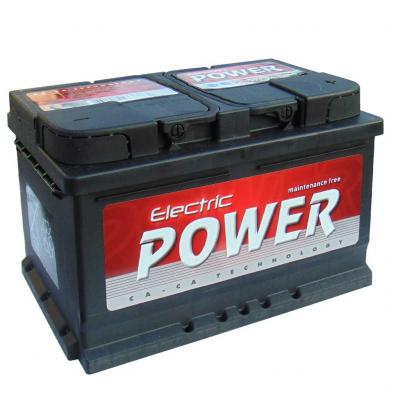 Electric Power akkumulátor, 12V 72Ah 680A J+ EU, gázrekombinációs, alacsony